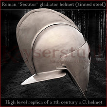 Load image into Gallery viewer, Authentic replica - Secutor helmet (tinned steel)