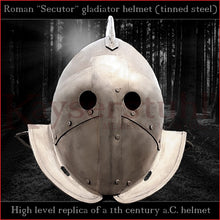Load image into Gallery viewer, Authentic replica - Secutor helmet (tinned steel)
