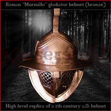 Load image into Gallery viewer, High level replica - Murmillo helmet (bronze)