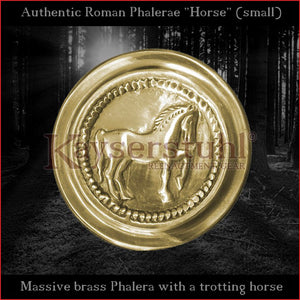 Authentic Replica - Small Roman Phalera "Horse" (brass)
