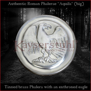 Authentic Replica - Big Roman Phalera "Aquila" (tinned brass)