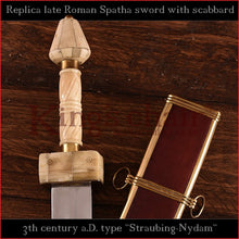 Load image into Gallery viewer, Authentic replica - Spatha "Straubing-Nydam" (Late Roman sword)