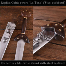 Load image into Gallery viewer, Authentic replica Celtic "La-Tène" sword (spring steel)