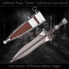 Load image into Gallery viewer, Authentic replica - Pugio "Exeter" (Roman dagger with frame sheath)