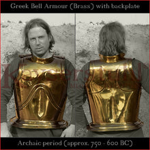 Load image into Gallery viewer, Greek bell armor (brass)