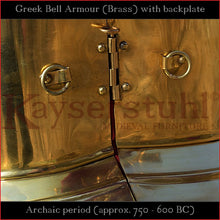 Load image into Gallery viewer, Greek bell armor (brass)