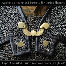 Load image into Gallery viewer, Authentic Replica - Hooks & Buttons "Camulodunum" for Lorica Hamata