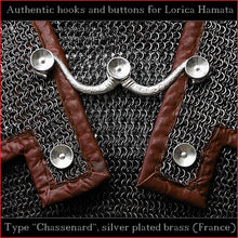 Load image into Gallery viewer, Authentic Replica - Hooks & Buttons "Chassenard" for Lorica Hamata
