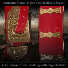 Load image into Gallery viewer, Authentic Replica - Late Roman Centurio belt (Leather & Brass)