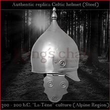 Load image into Gallery viewer, Authentic replica - Celtic "La-Téne" culture helmet (steel)