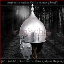 Load image into Gallery viewer, Authentic replica - Celtic &quot;La-Téne&quot; culture helmet (steel)
