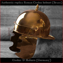Load image into Gallery viewer, Authentic replica "Coolus 'D' Haltern" helmet  (brass)