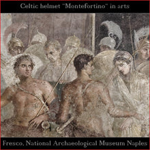 Load image into Gallery viewer, Authentic replica Celtic "Montefortino" helmet (steel)