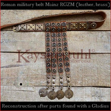 Load image into Gallery viewer, Authentic Replica - Cingulum Militare &quot;Mainz&quot; with apron (new version, tinned brass)