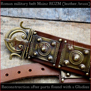 Authentic Replica - Cingulum Militare "Mainz" with apron (new version, tinned brass)