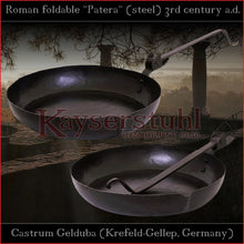 Load image into Gallery viewer, Authentic replica - Foldable Roman Patera "Gelduba" (steel)