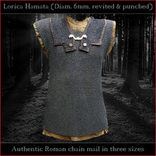 Load image into Gallery viewer, Authentic Replica - Lorica Hamata (Riveted ID:6 mm Roman chain mail)