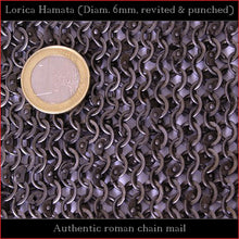 Load image into Gallery viewer, Authentic Replica - Lorica Hamata (Riveted ID:6 mm Roman chain mail)