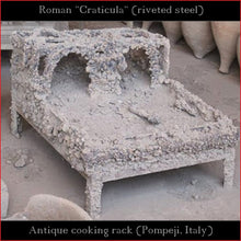 Load image into Gallery viewer, Authentic replica - Roman Craticula "Pompeji" (revited steel)