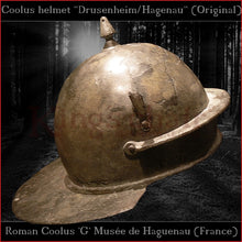 Load image into Gallery viewer, Authentic replica "Coolus 'G' Hagenau" helmet (brass)
