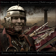 Load image into Gallery viewer, Authentic replica - Imperial Gallic G "Weisenau" helmet (steel & brass)