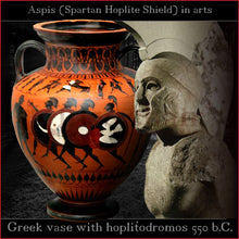Load image into Gallery viewer, Authentic replica - Spartan Lambda Aspis (Greek Hoplite shield)