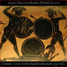 Load image into Gallery viewer, Authentic replica - Spartan Lambda Aspis (Greek Hoplite shield)