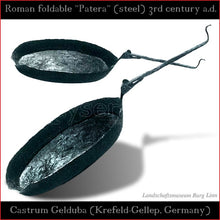 Load image into Gallery viewer, Authentic replica - Foldable Roman Patera "Gelduba" (steel)