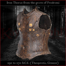 Load image into Gallery viewer, Antique muscle armor (mild steel)