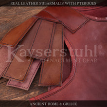 Load image into Gallery viewer, Leather Subarmalis with Pteruges