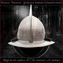 Load image into Gallery viewer, Authentic replica - Secutor helmet (tinned steel)