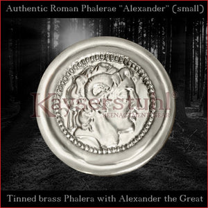 Authentic Replica - Small Roman Phalera "Alexander" II (tinned brass)