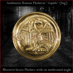 Authentic Replica - Big Roman Phalera "Aquila" (brass)