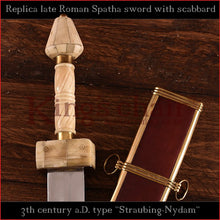 Load image into Gallery viewer, Authentic replica - Spatha &quot;Straubing-Nydam&quot; (Late Roman sword)