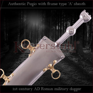 Authentic replica - Pugio "Pompeji" (Roman dagger with type 'A' sheath)