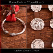 Load image into Gallery viewer, Authentic Replica - Roman Phalerae (tinned brass)