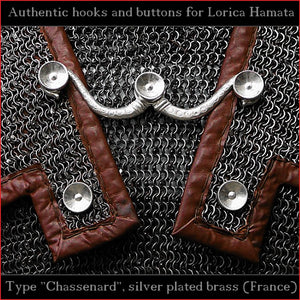 Authentic Replica - Hooks & Buttons "Chassenard" for Lorica Hamata