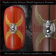 Load image into Gallery viewer, Authentic replica - Republican Scutum (Roman shield)