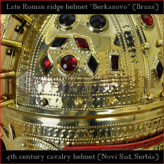 Authentic replica - Late roman ridge helmet 