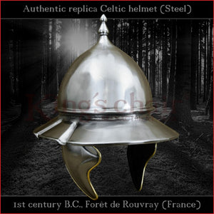 Authentic replica Celtic "Rouvray" helmet (steel)