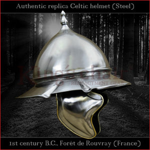Authentic replica Celtic "Rouvray" helmet (steel)