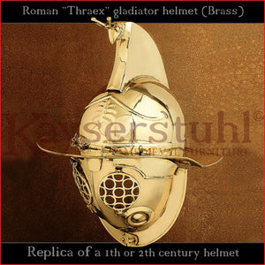 Authentic replica - Deepeeka Thraex helmet (brass)