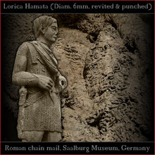 Load image into Gallery viewer, Authentic Replica - Lorica Hamata (Riveted ID:6 mm Roman chain mail)
