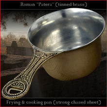 Load image into Gallery viewer, Authentic replica - Strong chased sheet Roman Patera (tinned brass)