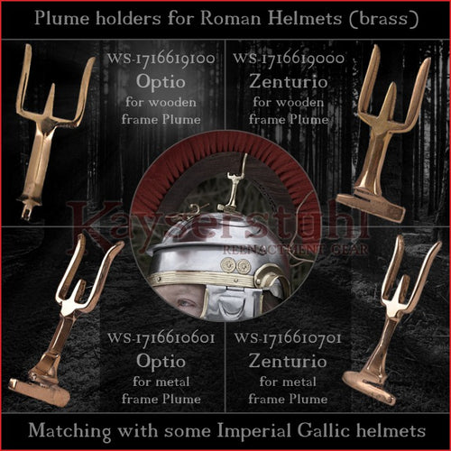 Authentic Replica - Plume holders for Imperial Gallic helmets (Crista)