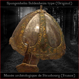 Authentic replica "Burgh Castle" infantry helmet (steel)
